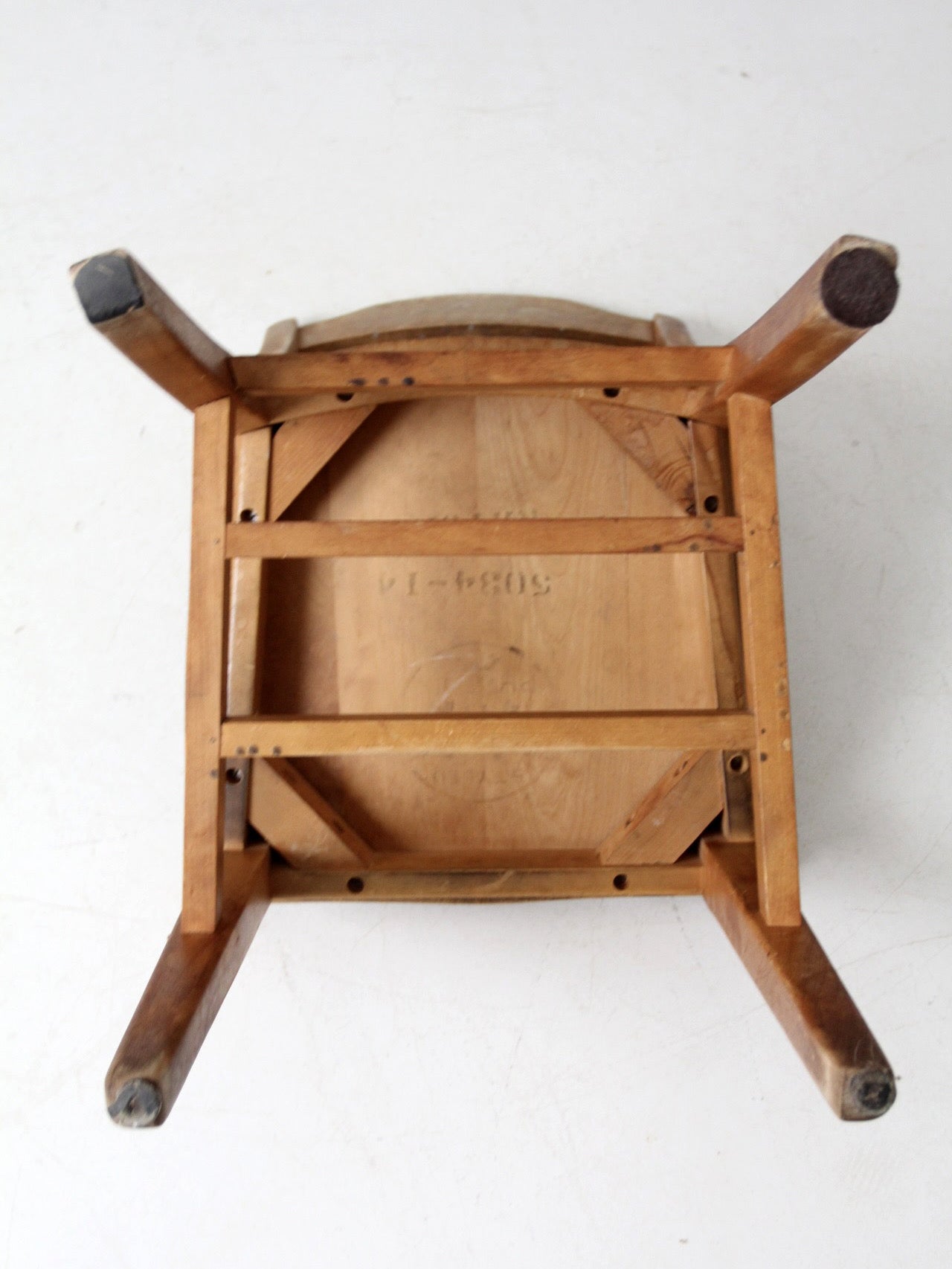 vintage University of Wisconsin desk chair