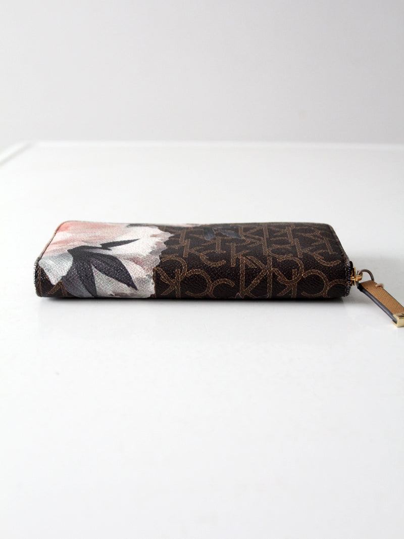 Calvin Klein floral printed wallet