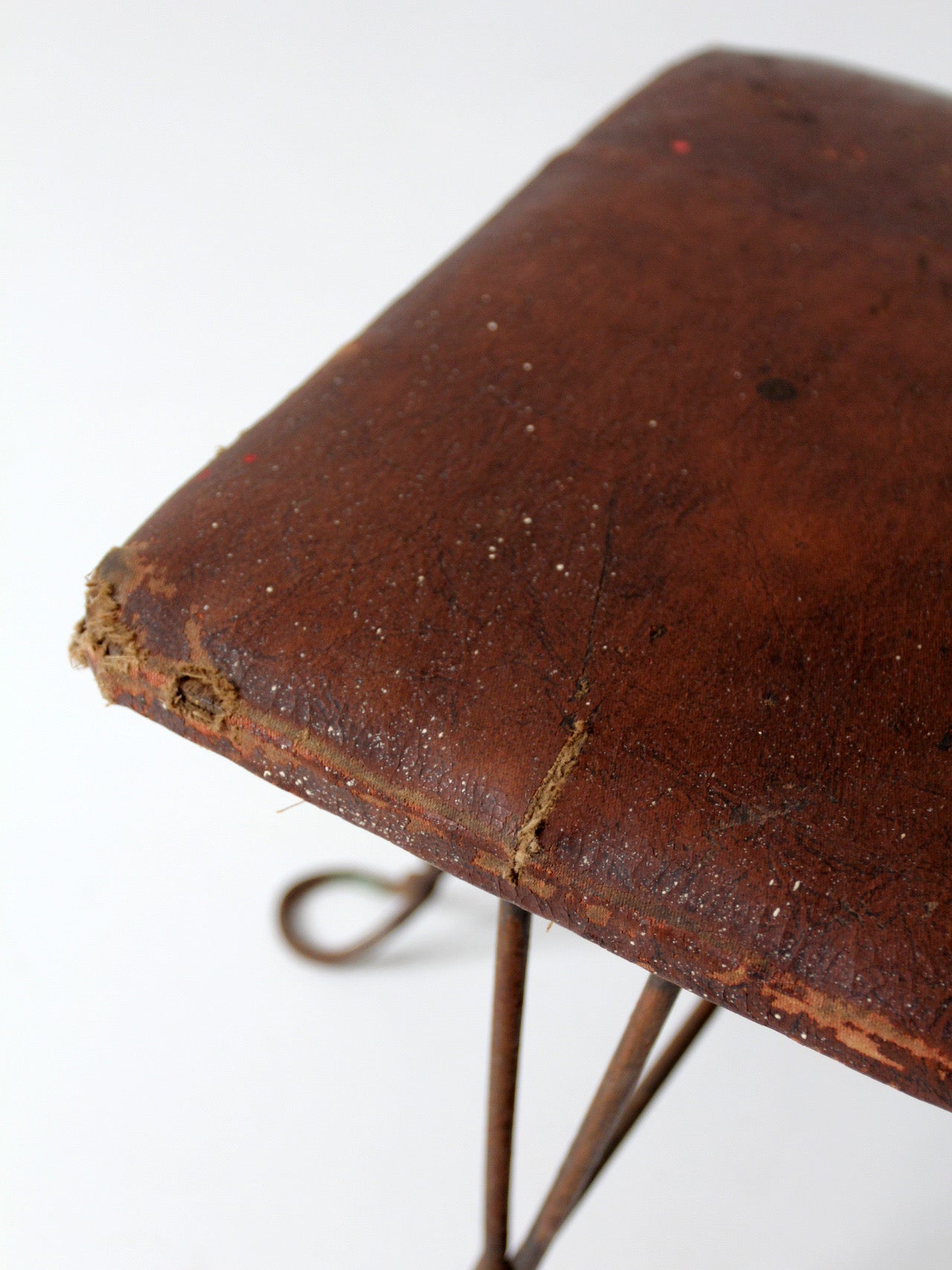 antique Victorian shoe fitting stool