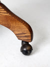 vintage oak swivel desk chair