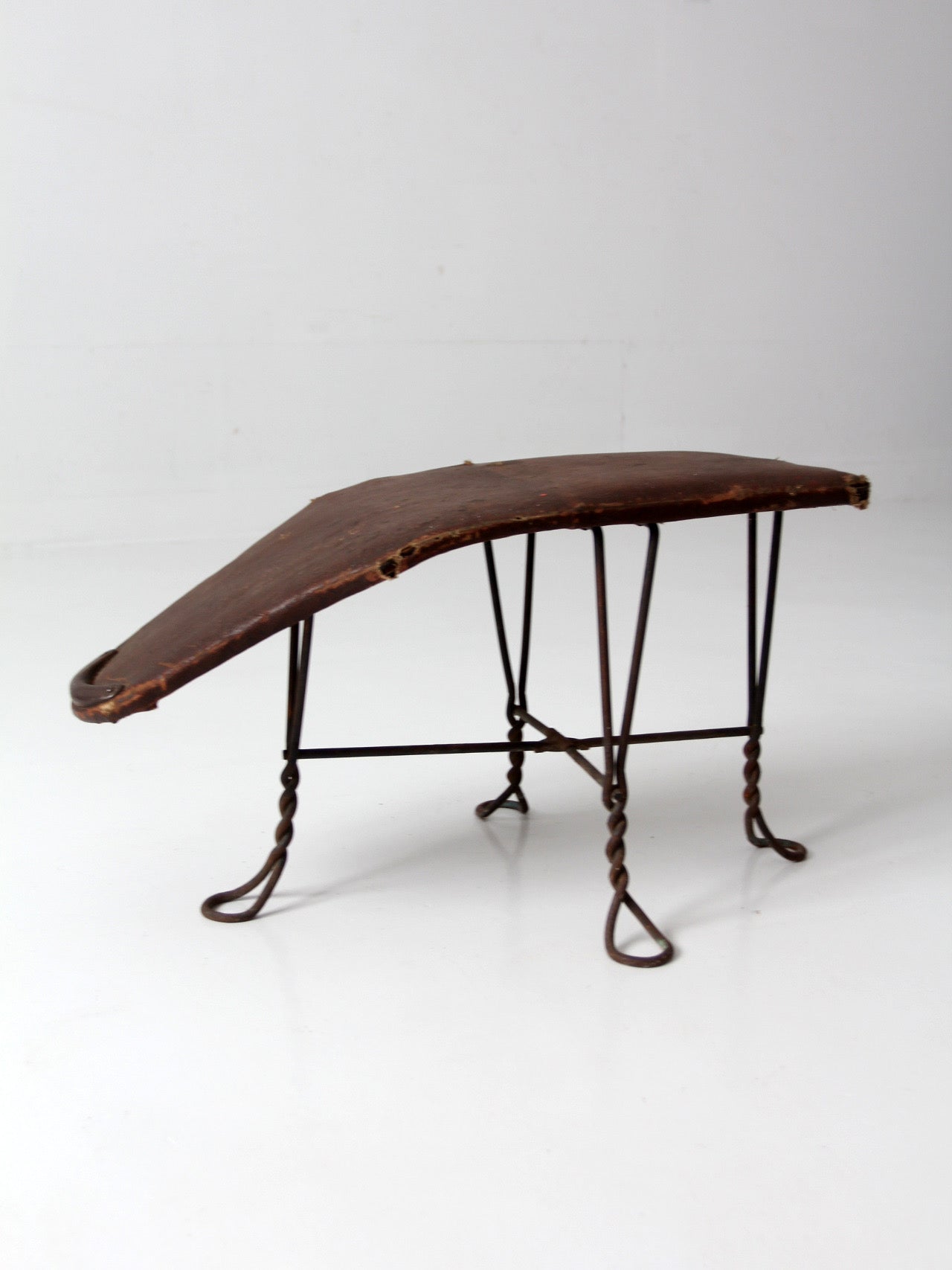 antique Victorian shoe fitting stool