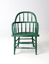antique painted Windsor armchair