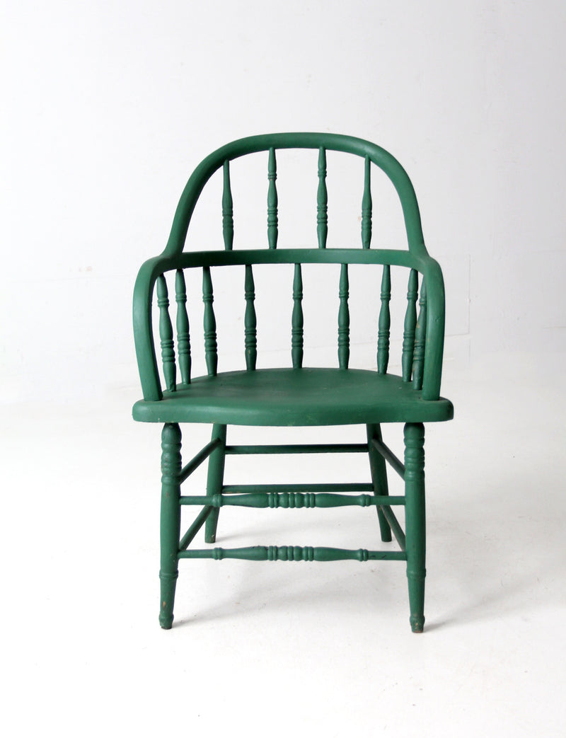 antique painted Windsor armchair