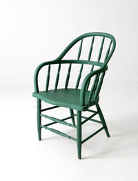antique painted Windsor armchair