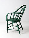 antique painted Windsor armchair