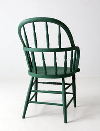 antique painted Windsor armchair