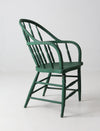 antique painted Windsor armchair