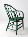 antique painted Windsor armchair