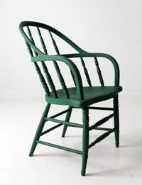 antique painted Windsor armchair