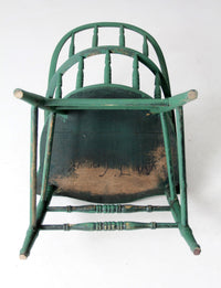 antique painted Windsor armchair