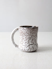 vintage studio pottery mug