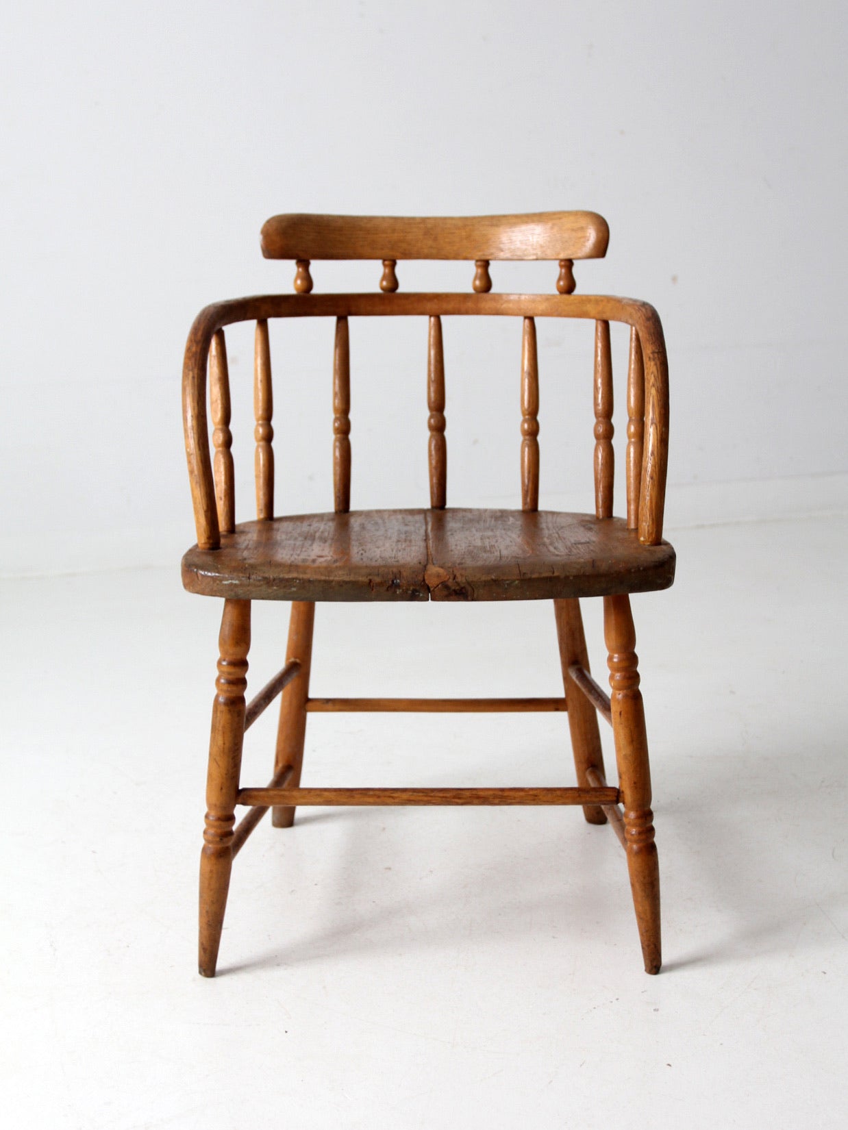 家具 Vintage Windsor chair Costway 2-Piece Set: Vintage Wooden Spindleback Windsor Side
