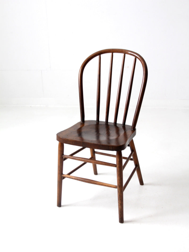 antique spindle back chair