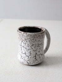 vintage studio pottery mug