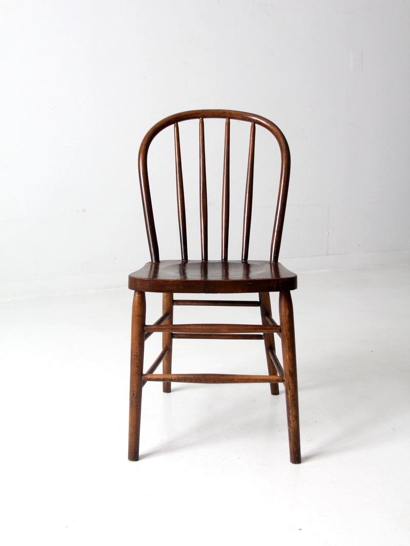 antique spindle back chair