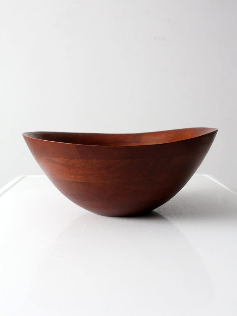 vintage wood bowl