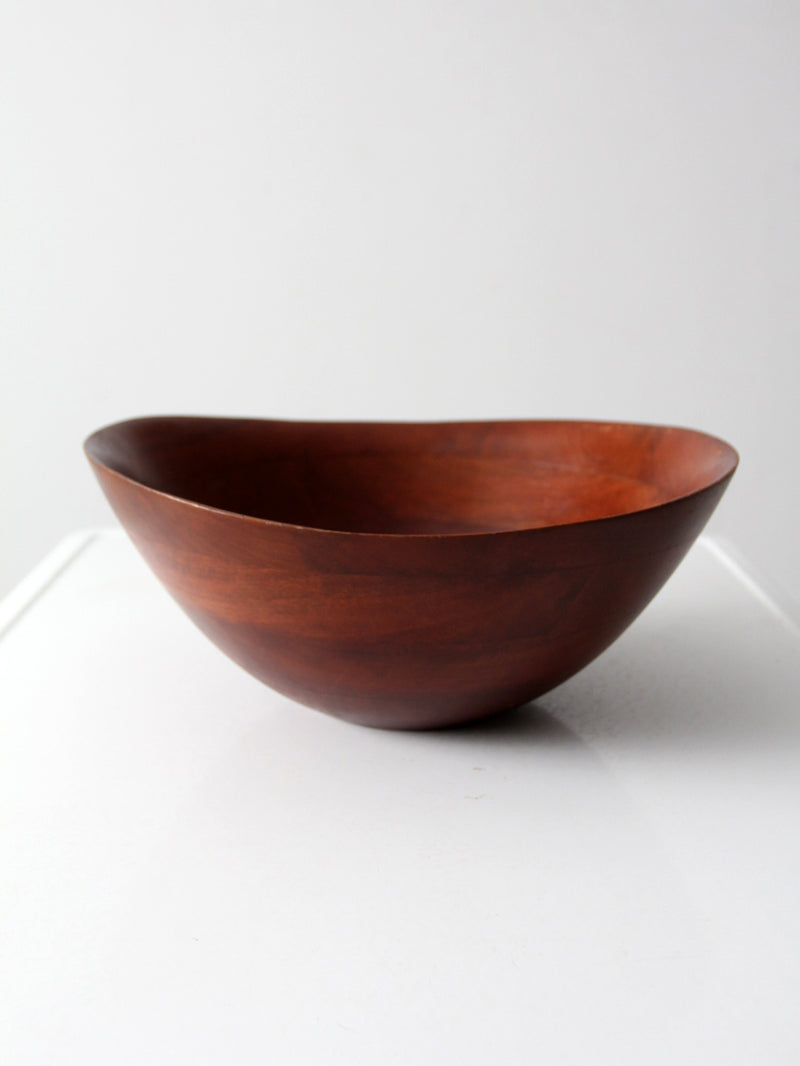 vintage wood bowl
