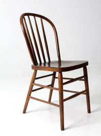 antique spindle back chair