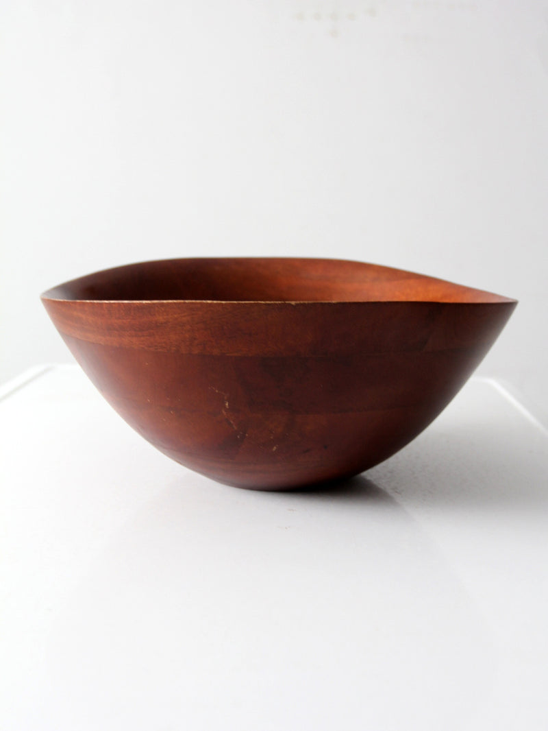 vintage wood bowl