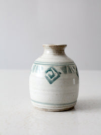 vintage studio pottery vase