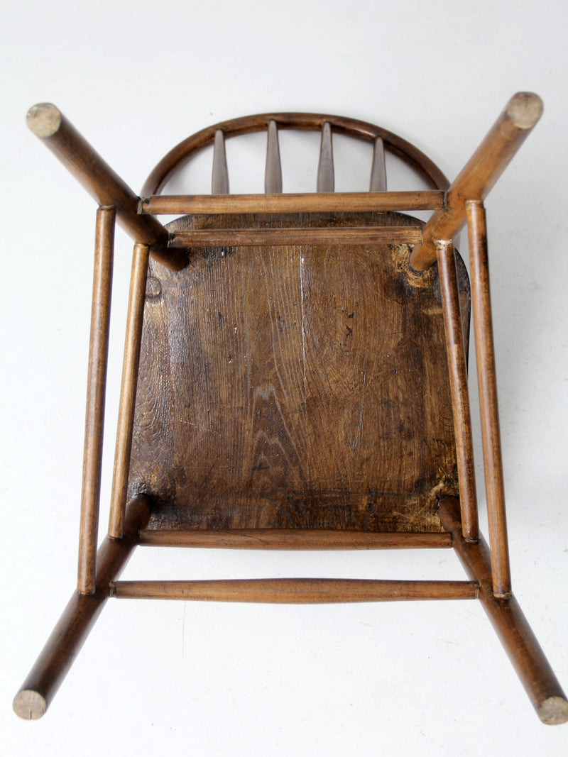 antique spindle back chair