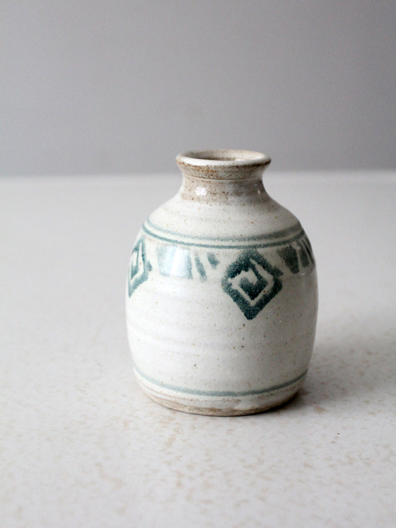 vintage studio pottery vase