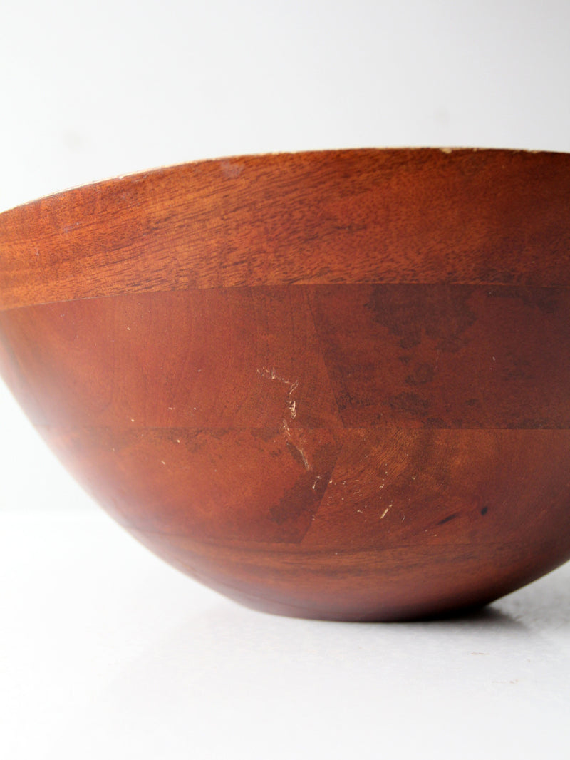 vintage wood bowl