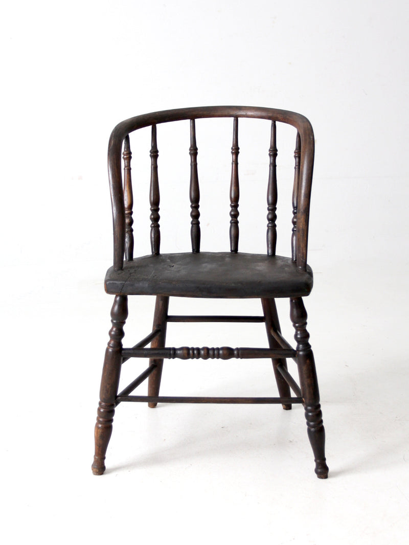 antique Windsor captains chair