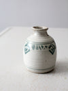 vintage studio pottery vase