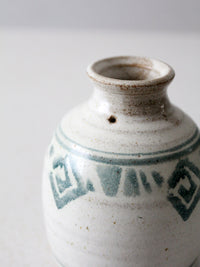 vintage studio pottery vase