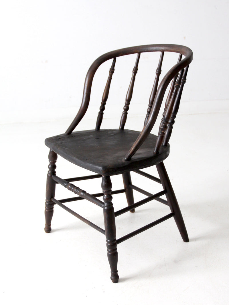 antique Windsor captains chair
