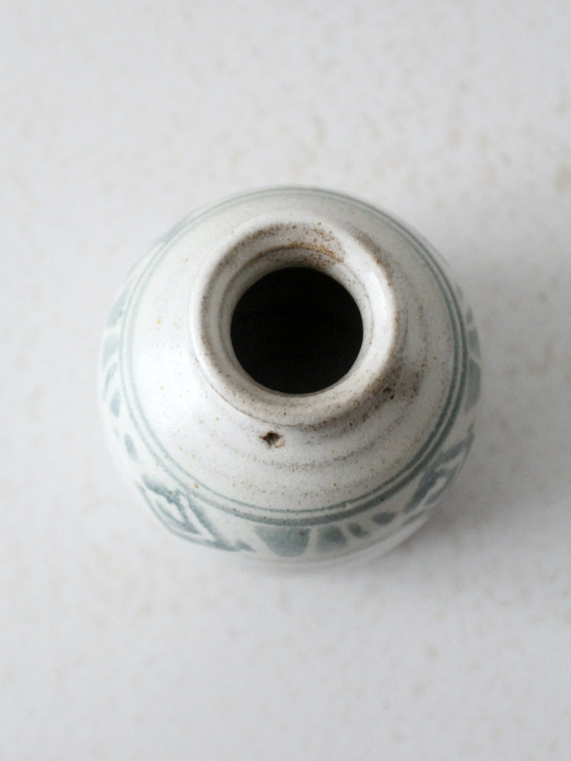 vintage studio pottery vase