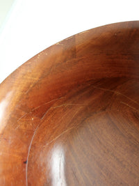 vintage wood bowl