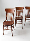 antique Phoenix Chair Co dining chairs set of 5