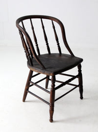 antique Windsor captains chair
