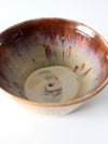 vintage studio pottery bowl