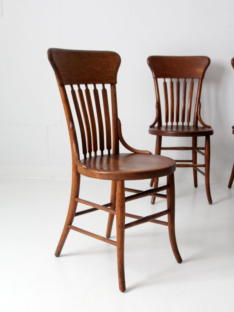 antique Phoenix Chair Co dining chairs set of 5