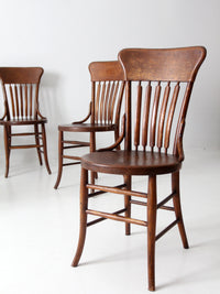 antique Phoenix Chair Co dining chairs set of 5