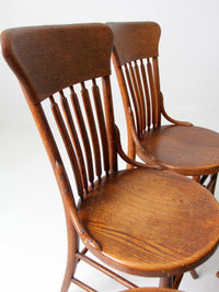 antique Phoenix Chair Co dining chairs set of 5