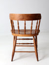 antique rustic captain's chair