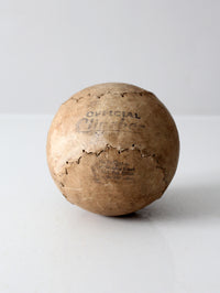 vintage official Clincher leather softball