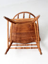 antique rustic captain's chair