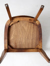mid century cane back chairs pair