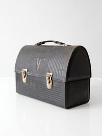 mid-century Thermos metal lunch box