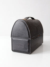 mid-century Thermos metal lunch box