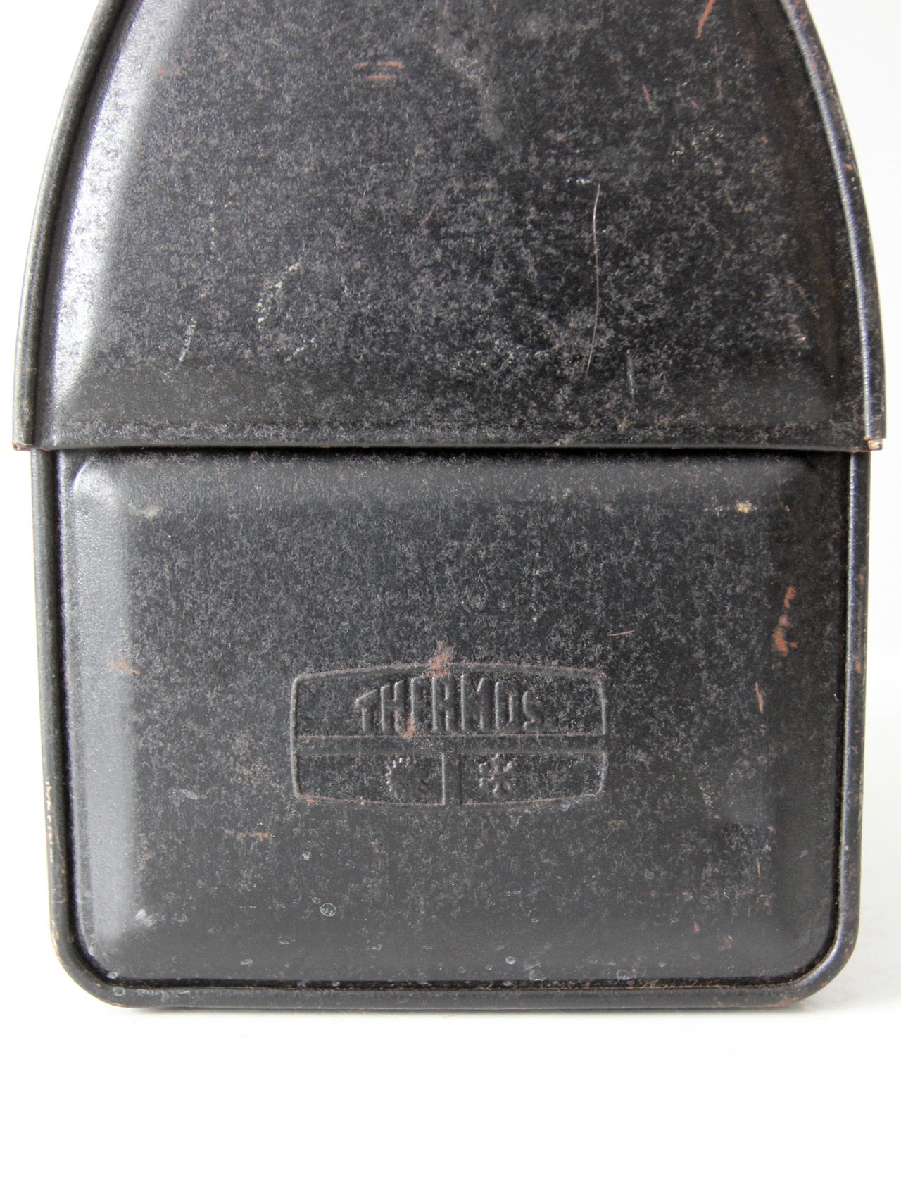 mid-century Thermos metal lunch box