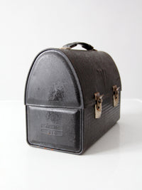 mid-century Thermos metal lunch box