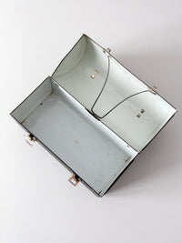 mid-century Thermos metal lunch box