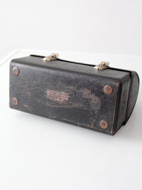 mid-century Thermos metal lunch box