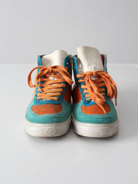 True Religion multicolor suede high-top sneakers | size 8.5